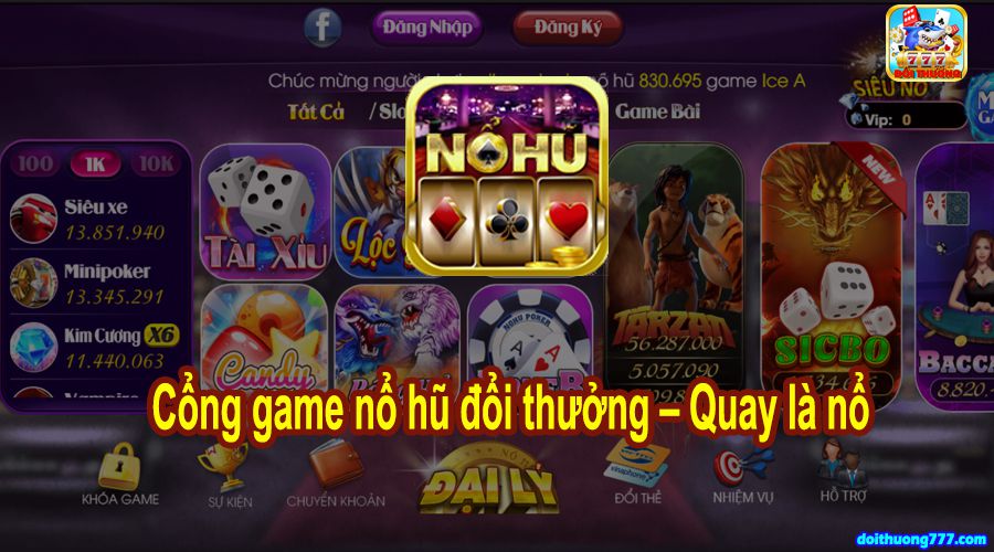 cách tải game nổ hũ